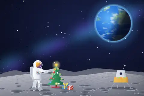 Jul på månen