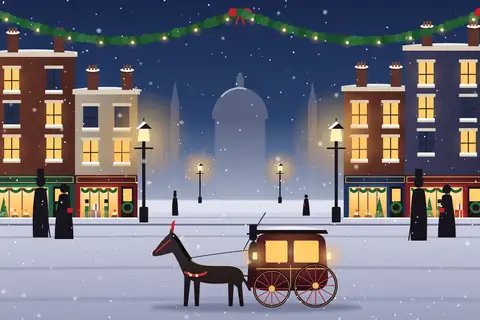 Victoriansk julegade